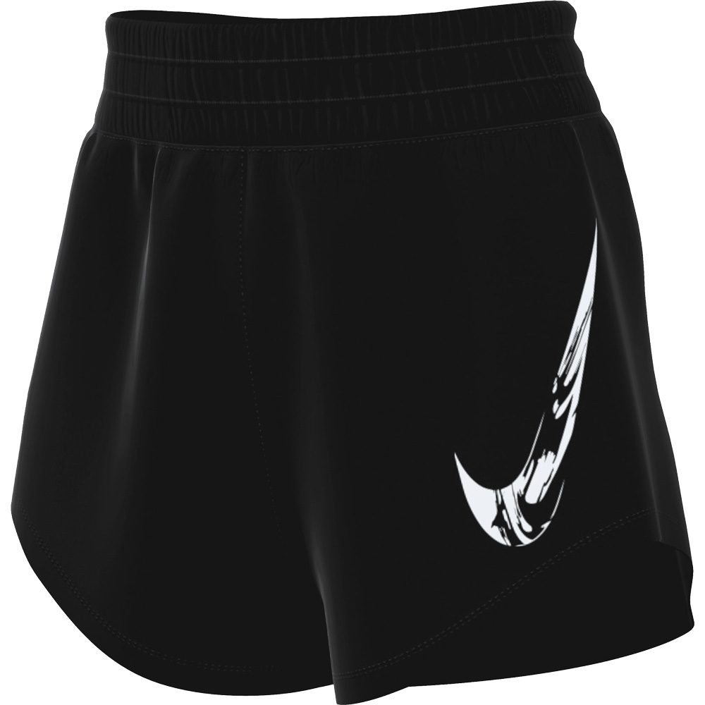Nike Dri-Fit One Swoosh Shorts Damen schwarz