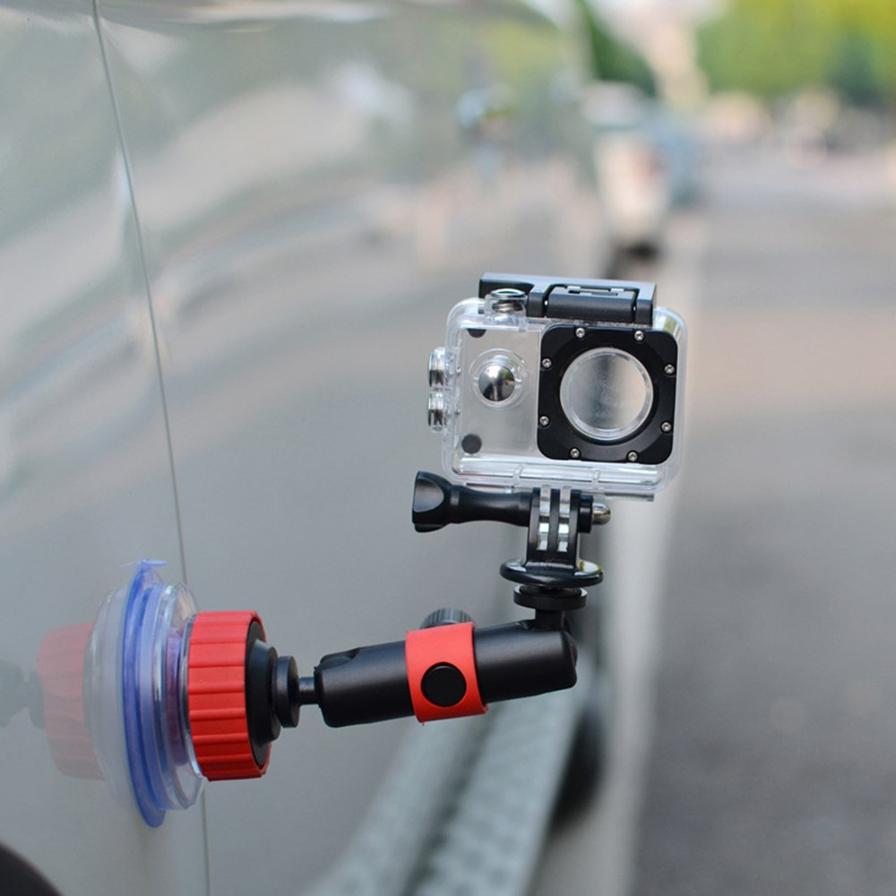 Auto KFZ 360° Grad Kamera Saugnapfhalterung   Stativ Adapter für GoPro mit 1/4
