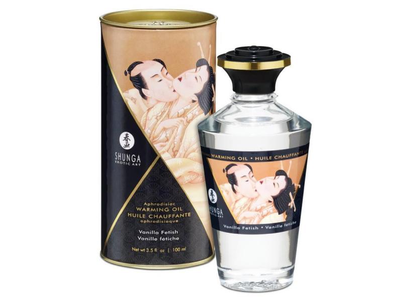 Shunga Massageöl Aphrodisiac Vanille 100 ml Öl für erotische und sinnliche Massagen