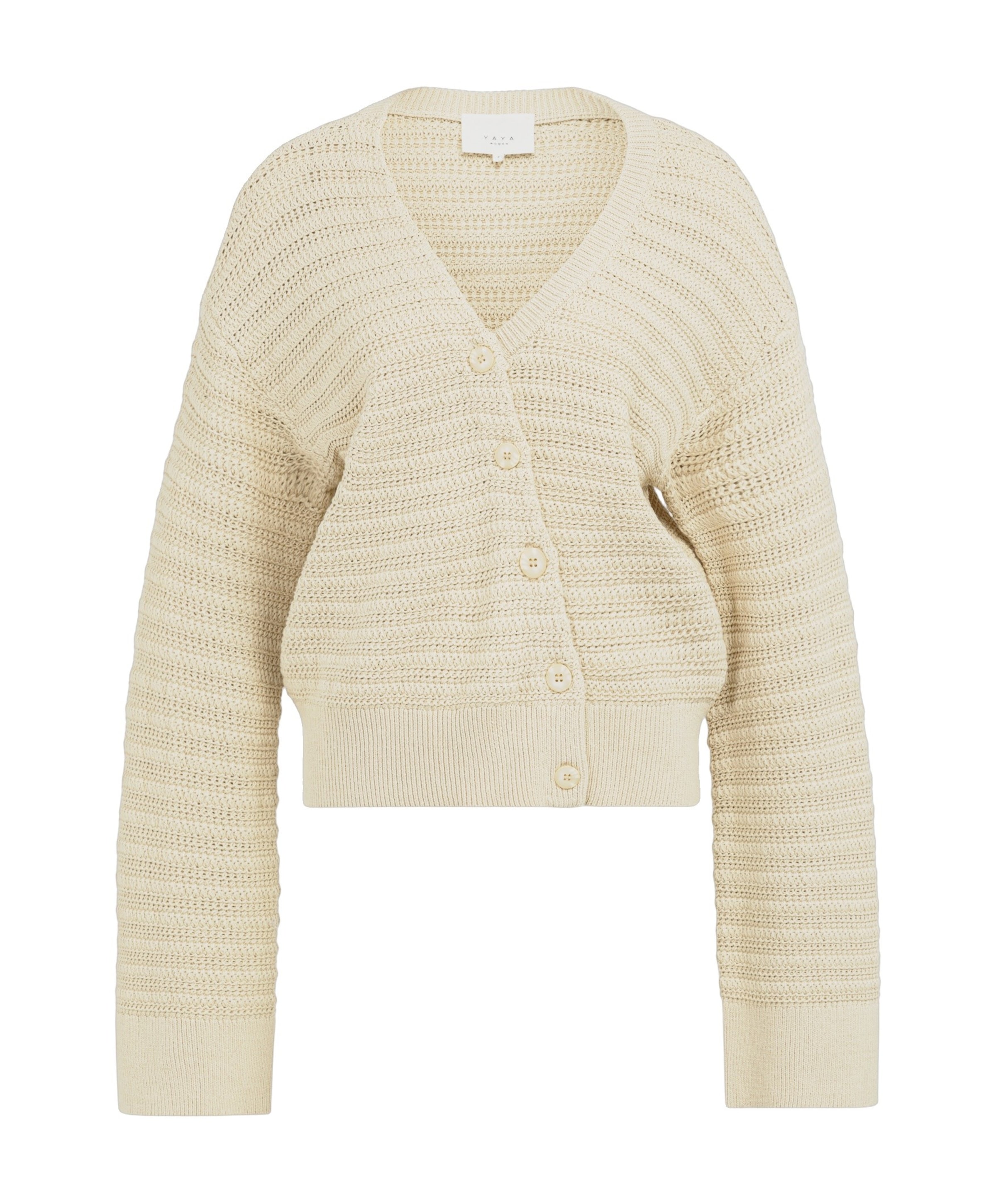 YAYA Dames vest beige