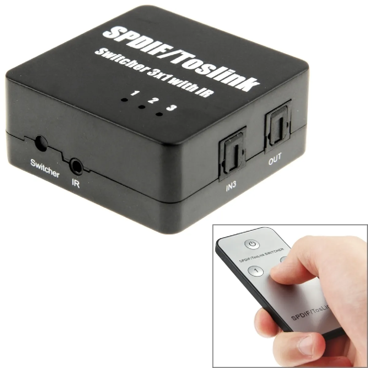 Wewoo Switcher Audio SPDIF Optique Numérique