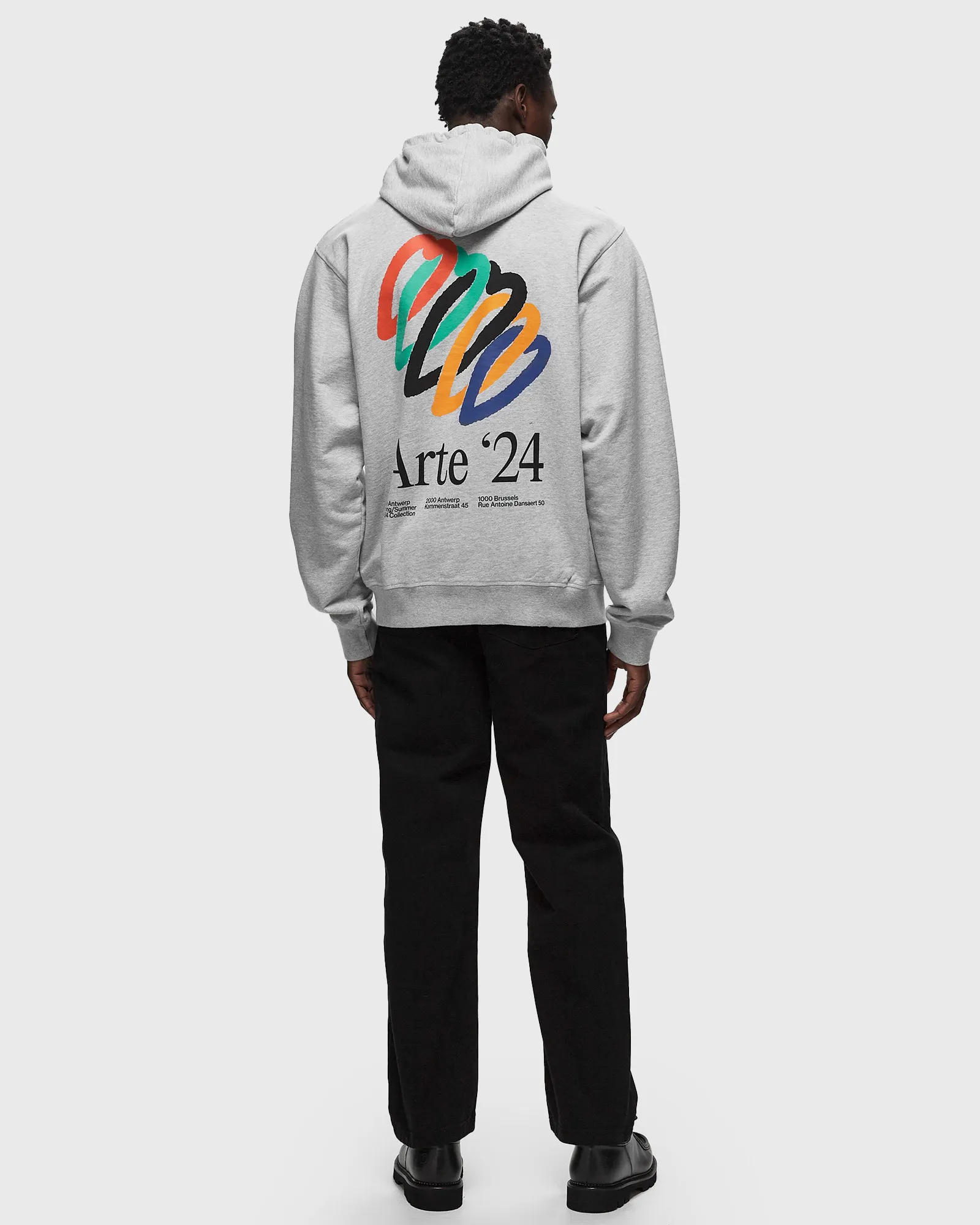 Arte Antwerp Heart Rings Back print Hoodie