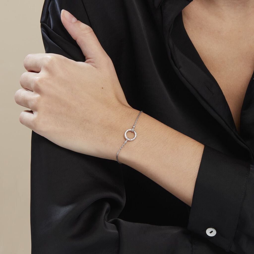 Bracelet Argent Blanc Melia