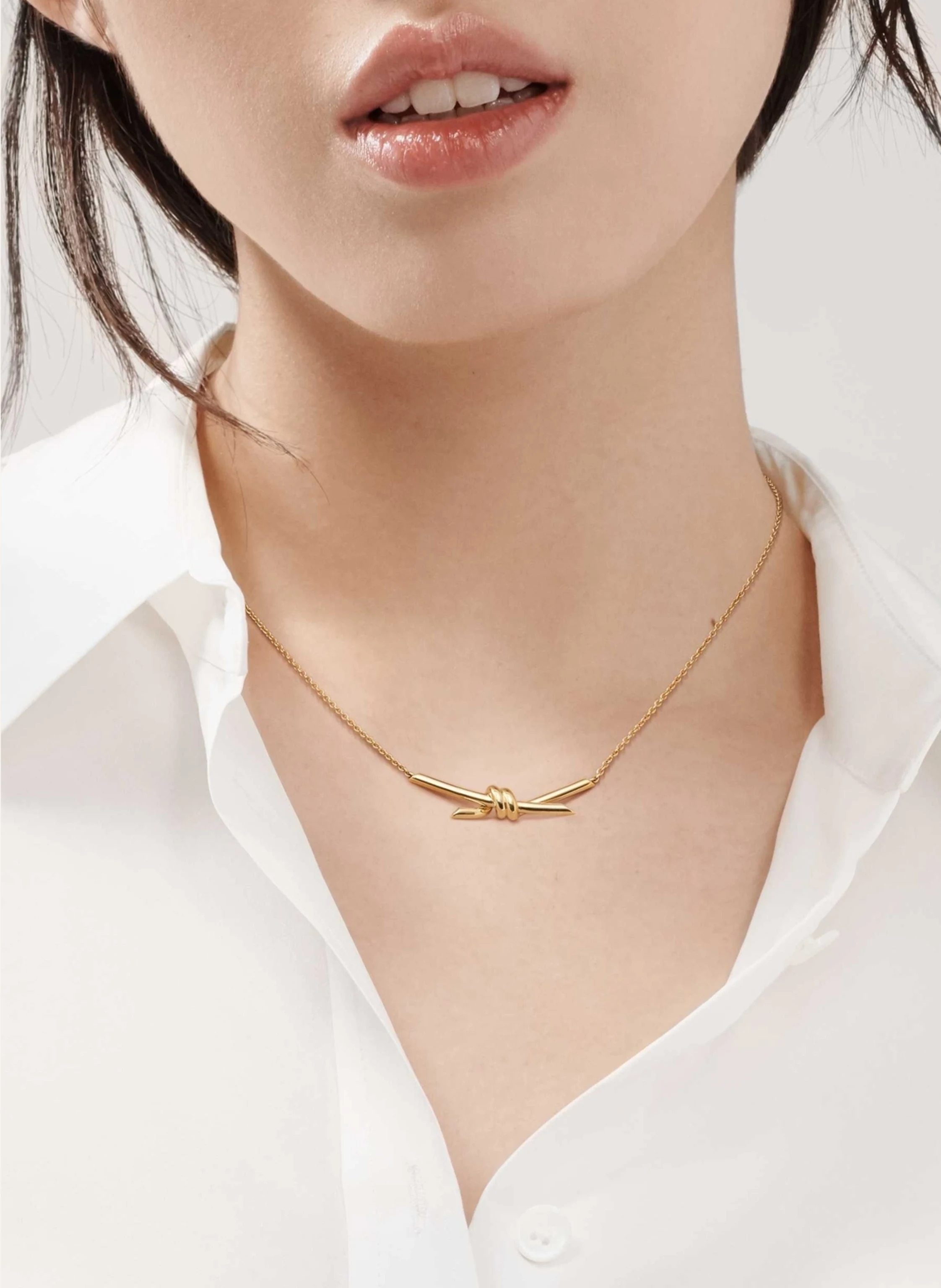 TIFFANY & Co. Tiffany Knot HALSKETTE aus 18 Karat Gelbgold
