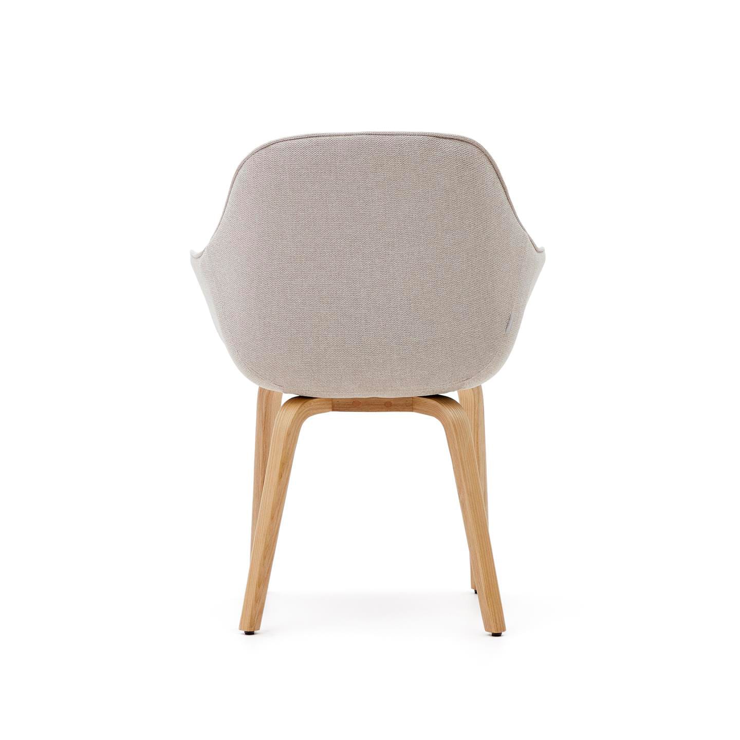 Kave Home ALELI Esche massiv/beige