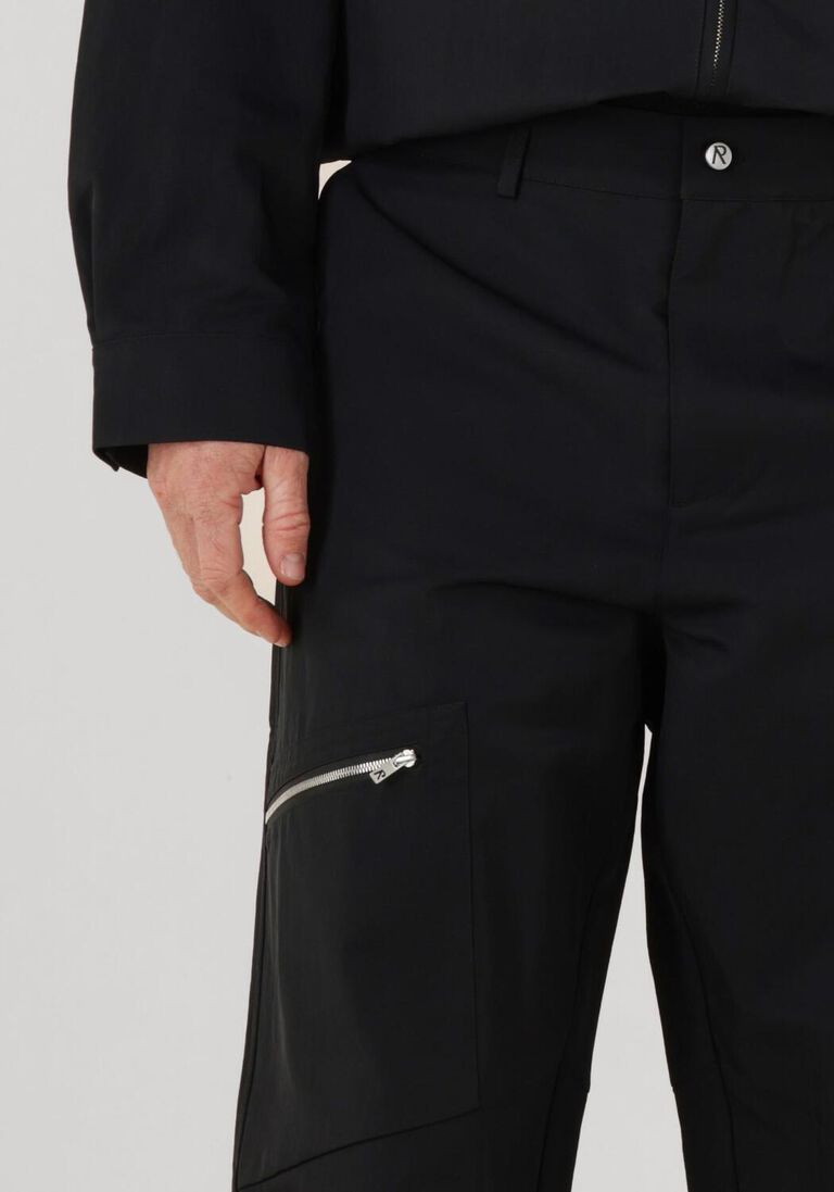 zwarte represent cargobroeken nylon workwear pant