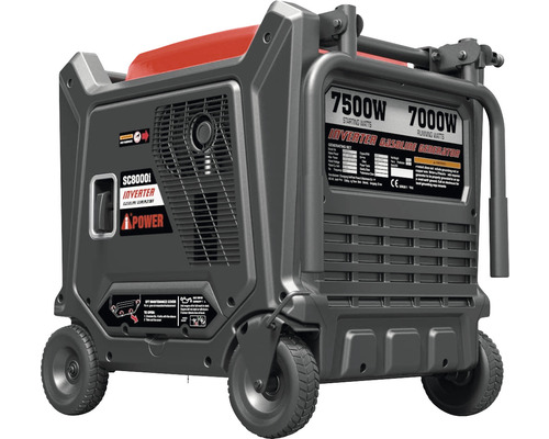 Omvormergenerator AiPower SC8000i Benzine 7500 W 2x230V (16A) 1x230V (32A) 1x12V