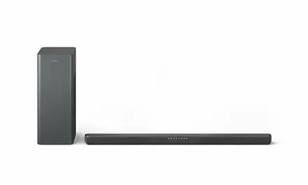 Philips TAB6309 - Lydbarsystem - til TV - 2.1-kanal - trådløs - Bluetooth - 160 Watt (Total) - mørkegrå