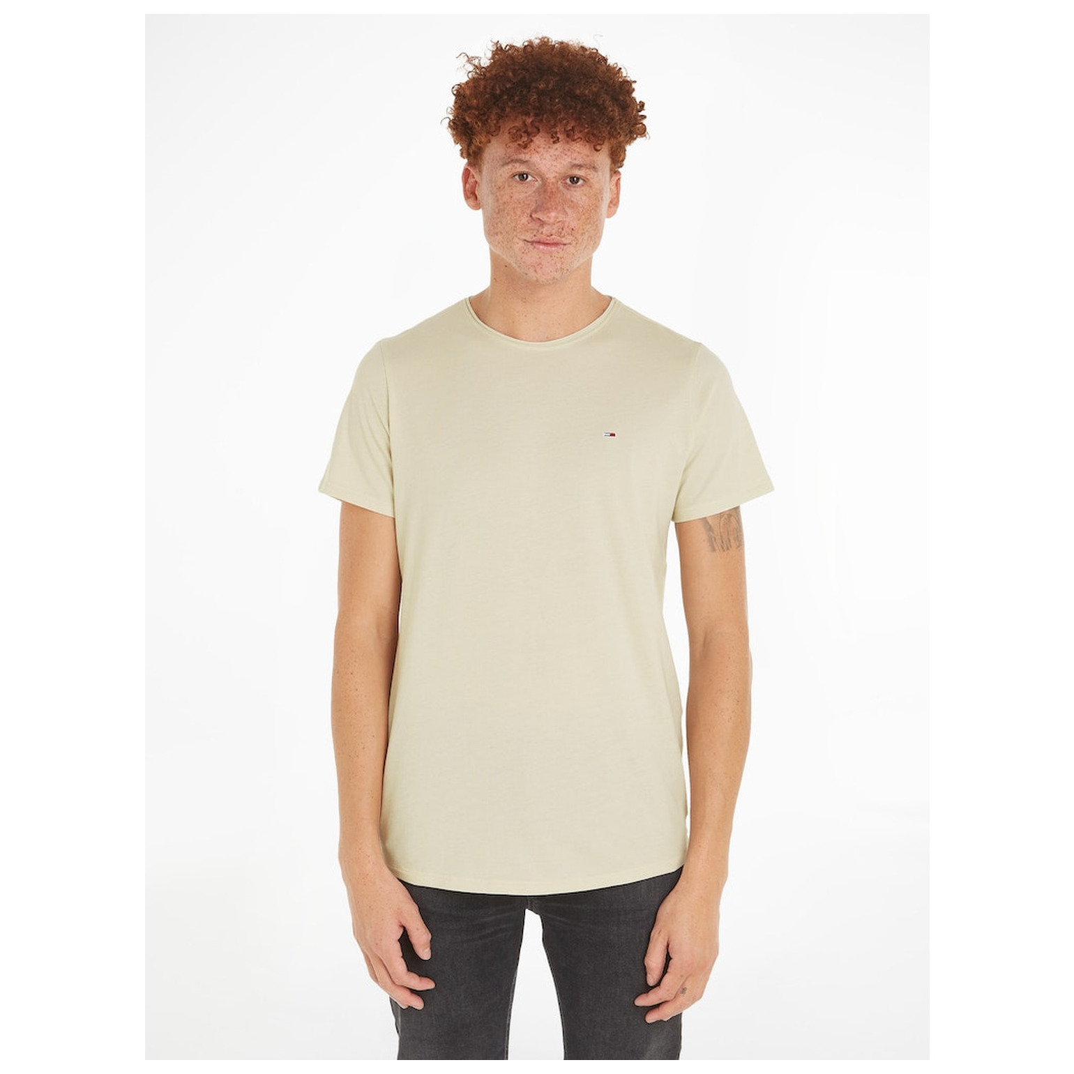 Tommy Jeans ! TJM XSLIM JASPE C NECK EXT