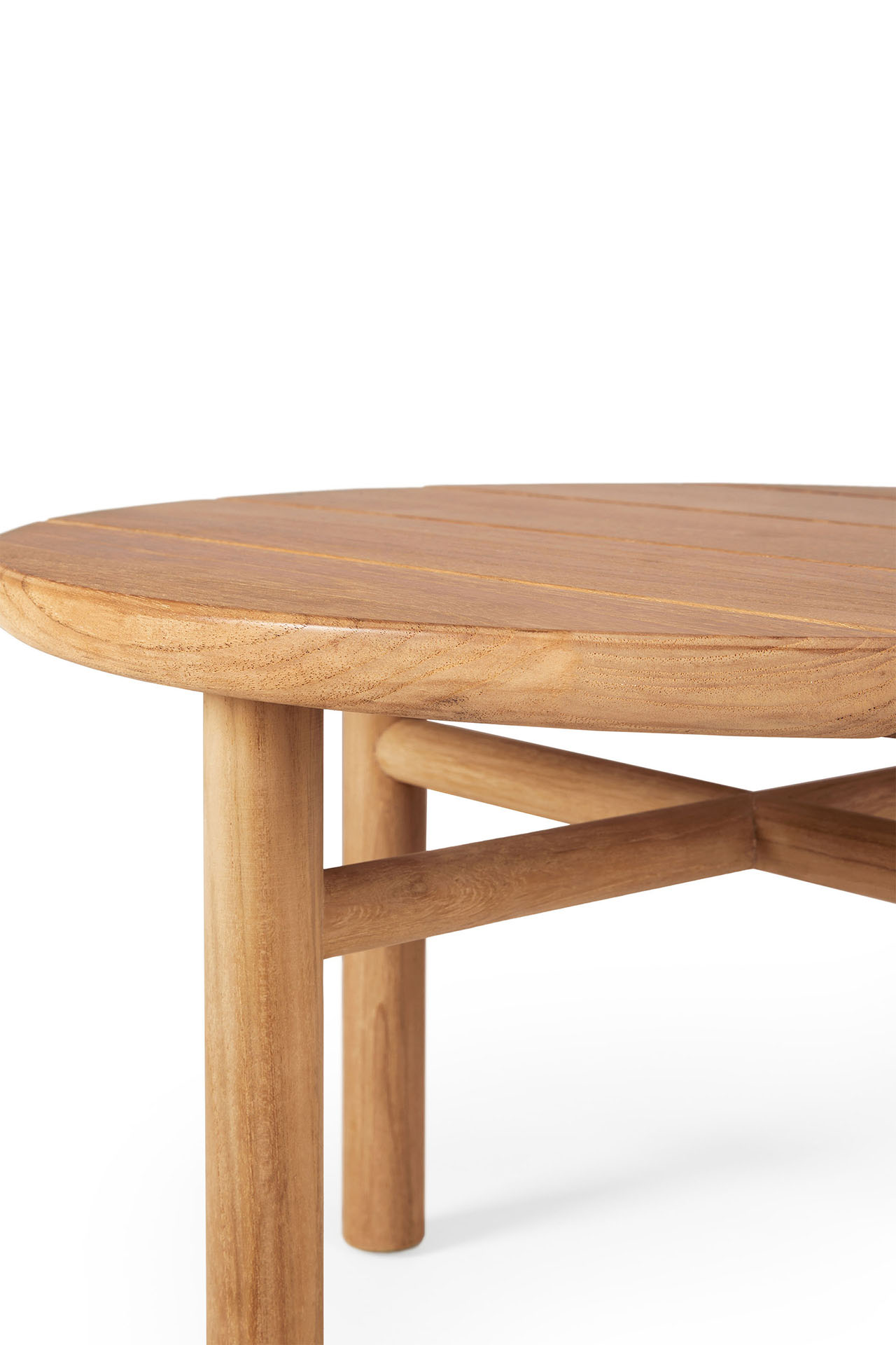 Teak Quatro koffietafel - 68cm