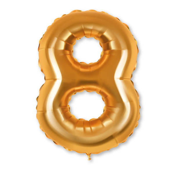 Folieballon cijfer 8