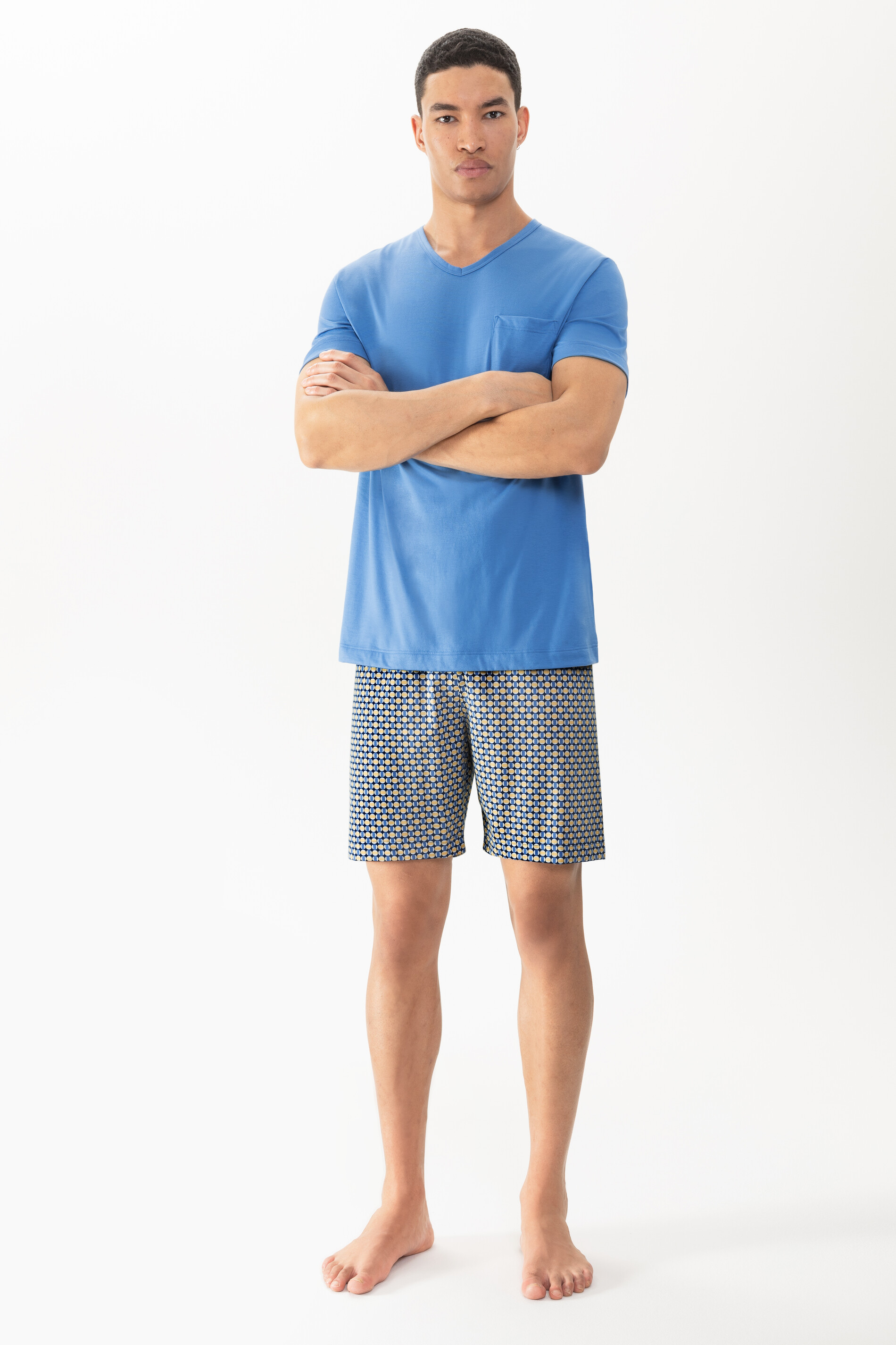 Kurzer Pyjama<br>Serie Summer Geo