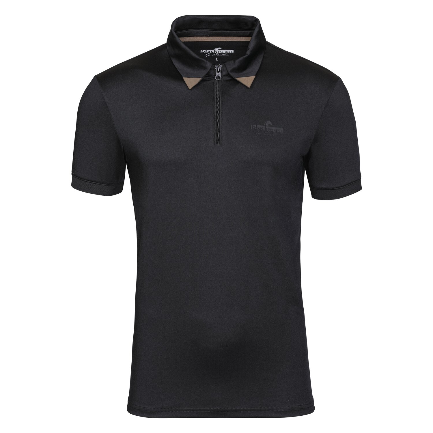 black forest Funktions-Poloshirt - black