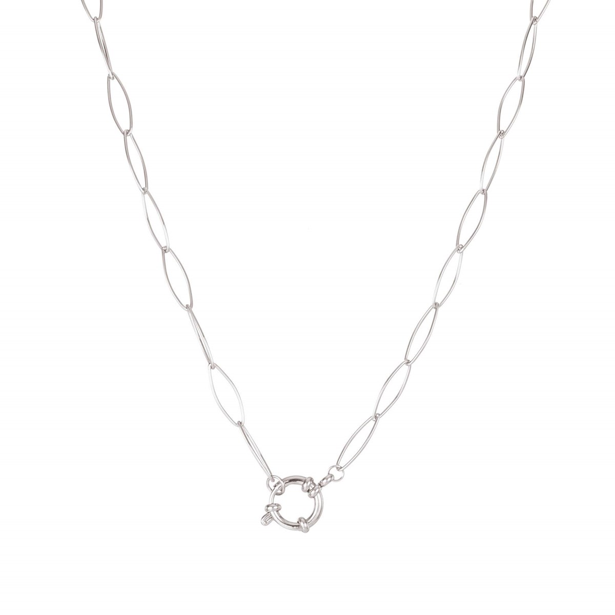 Collier Anneau acier Luza Charms