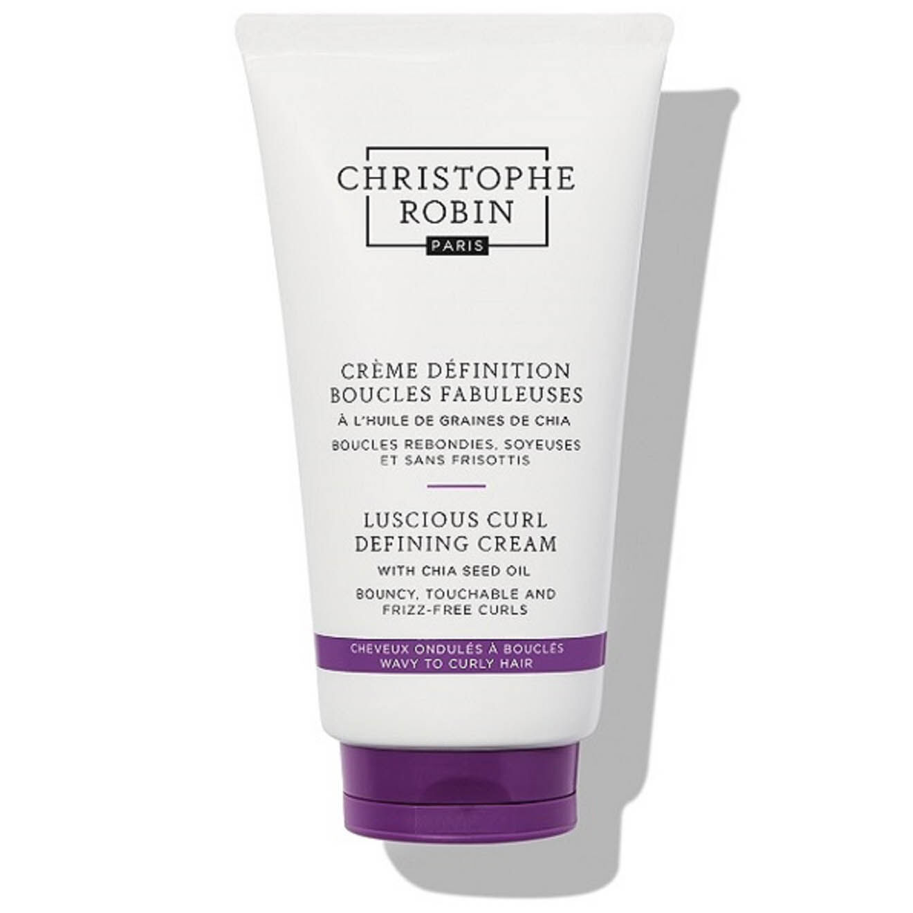 Christophe robin Crème définition boucles fabuleuses à l'Huile de Graines de Chia - 150 ml