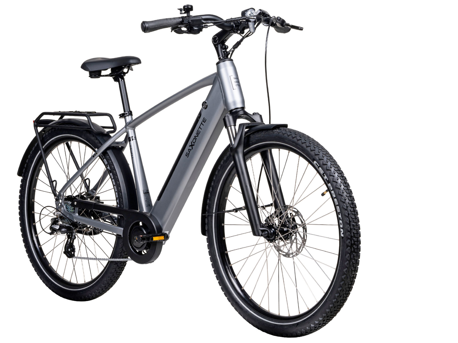 Saxonette X-ROAD 5.2 trekking 7 sp 13Ah ebike - Silver