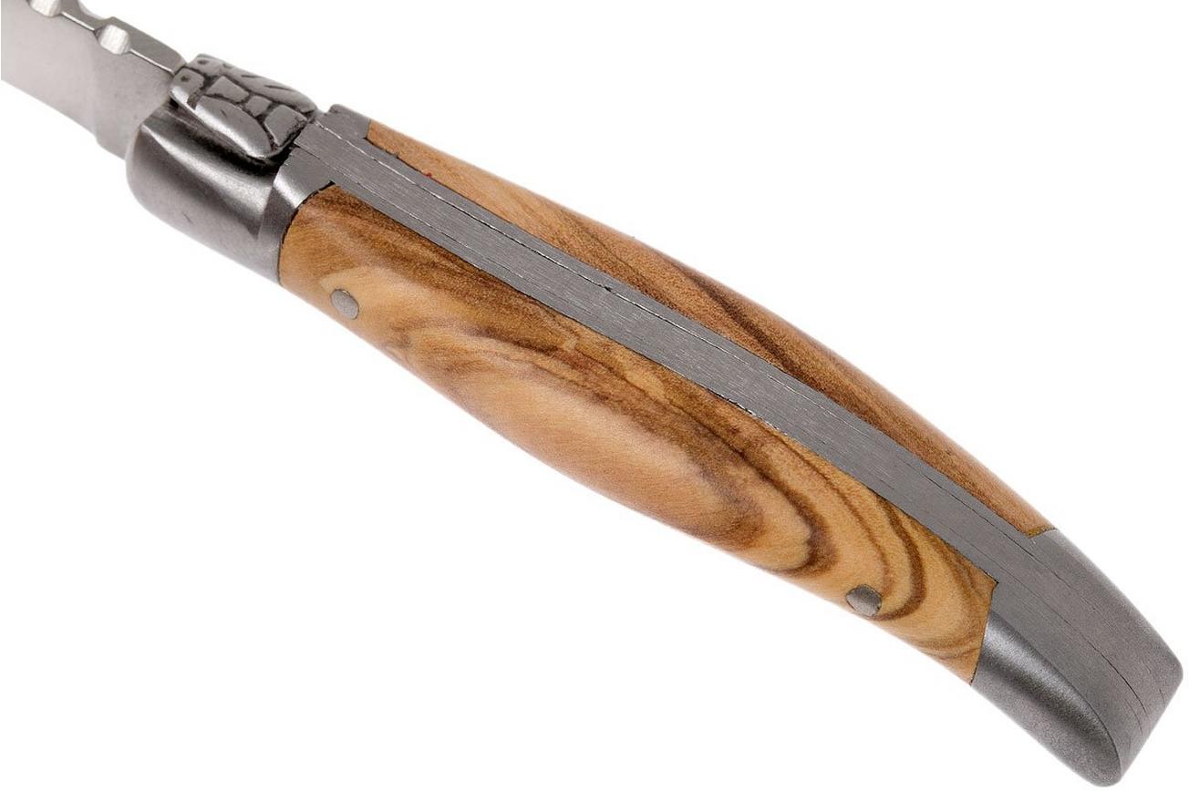 Laguiole en Aubrac zakmes 7 cm olijfhout, L0207OLI-SSB1