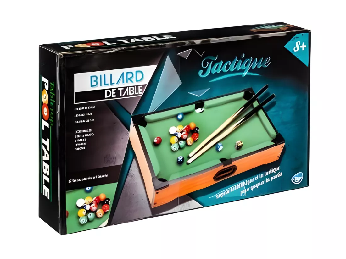 Billard de table - Mini jeu en bois - Jeu de groupe