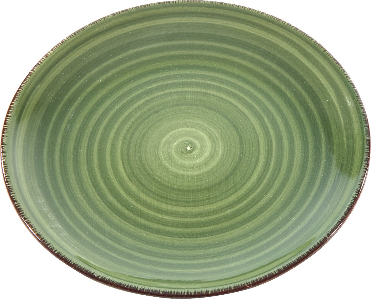 Kerst ontbijtbord groen D 19 cm