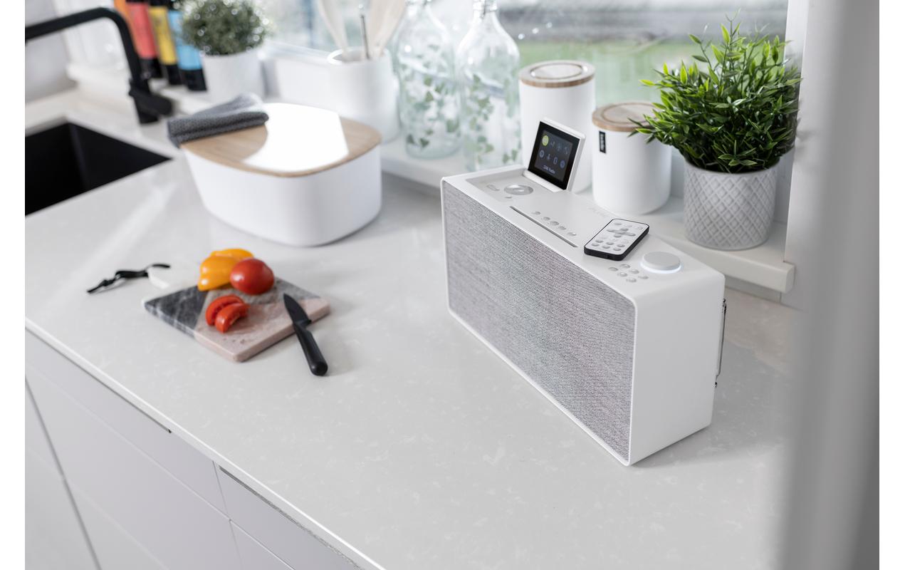Internet Radio Evoke Home Cotton White<br>Evoke Home universales Musiksystem