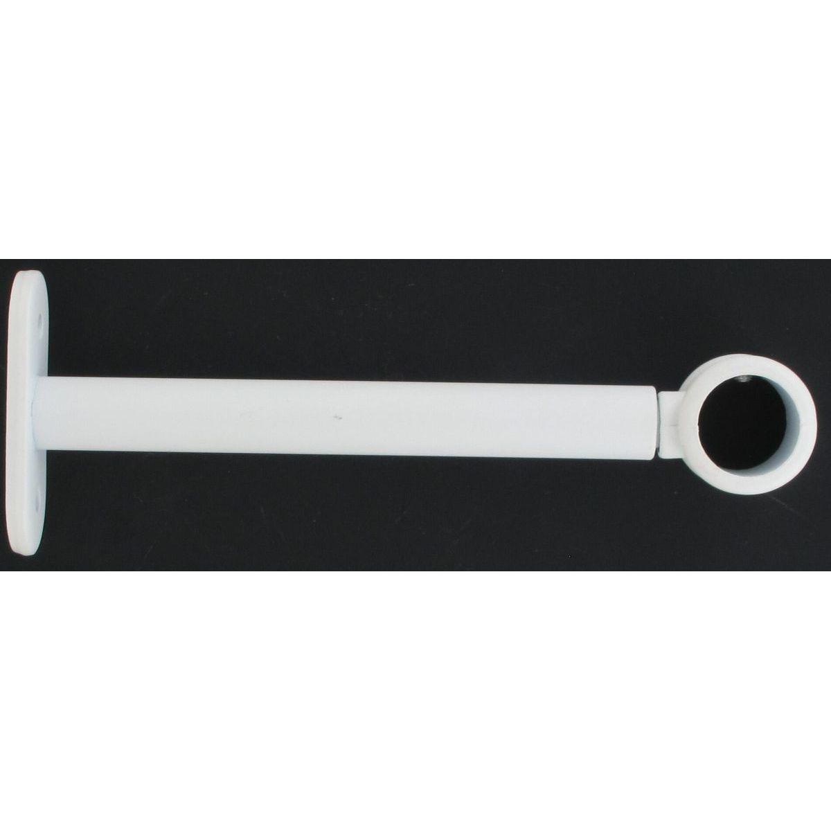 SUPPORT SIMPLE D20 150 MM X2 BLANC MAT