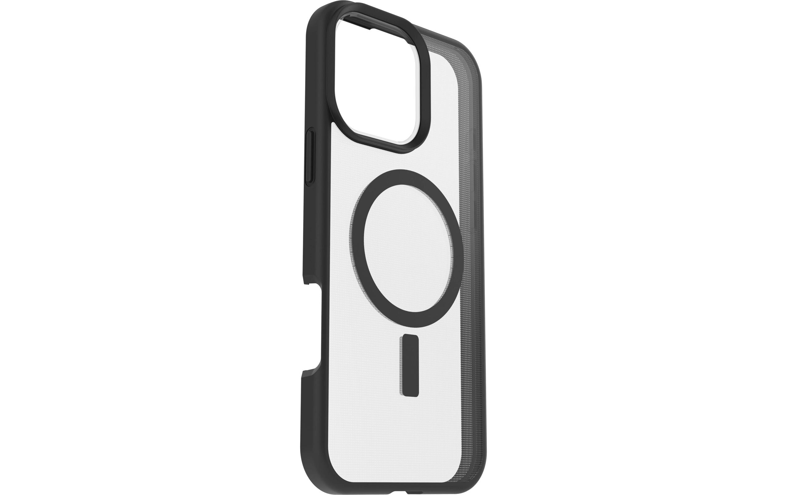 Back Cover React iPhone 16 Pro Max Schwarz/TransparentSchutzhülle für das Apple iPhone 16 Pro Max