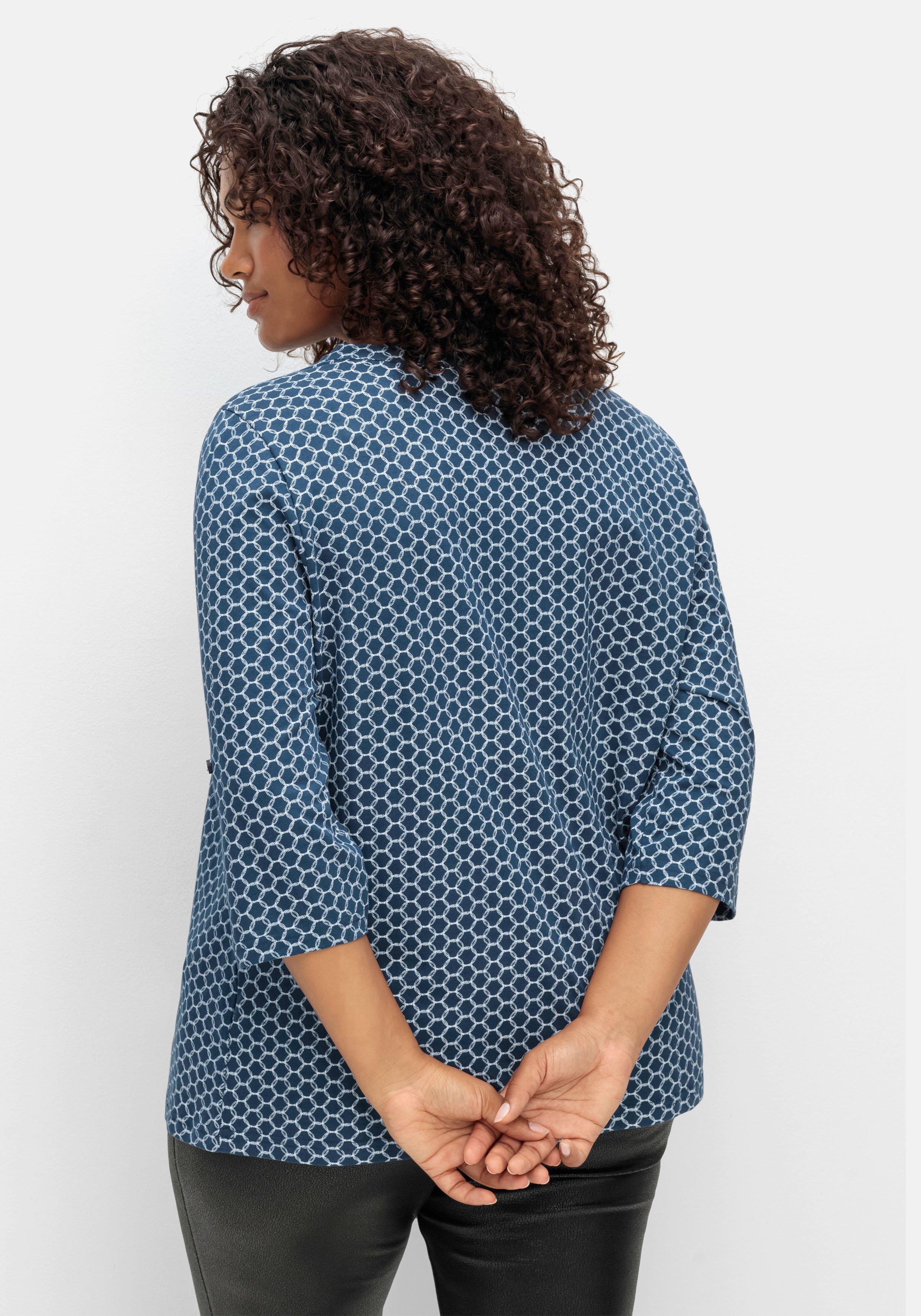 Shirt mit 3/4-Ärmeln und Grafikprint