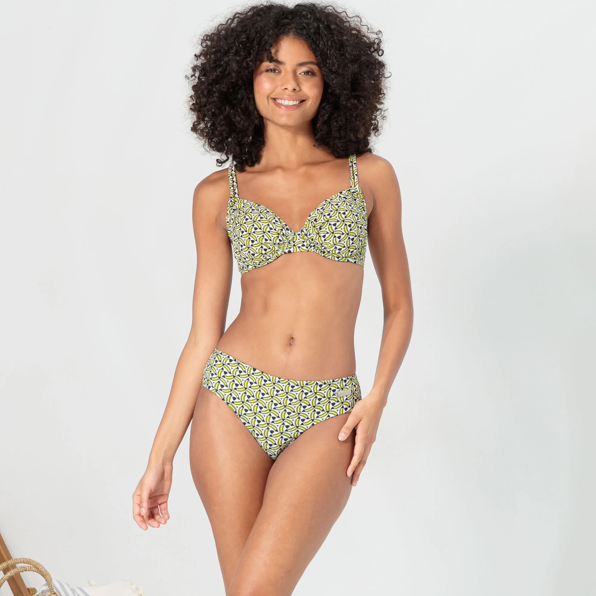 Damen-Bikinihose mit Trend-Muster