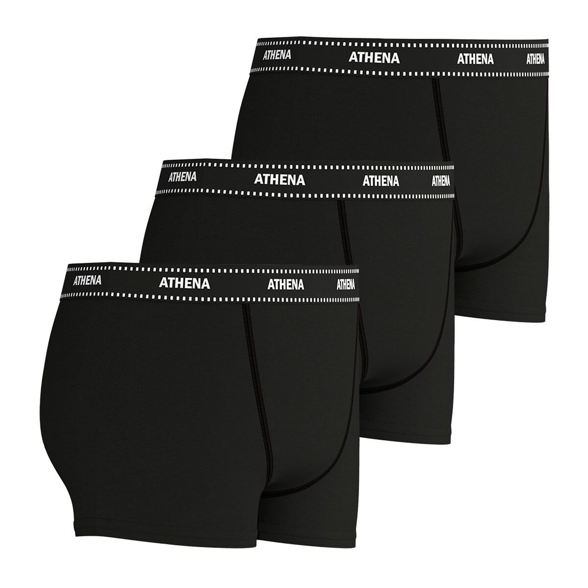 ATHENA<br>Conjunto de 3 cuecas boxer Meu pequeno preço