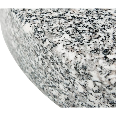 Rund Frenso parasolfod grå granit - 40 kg
