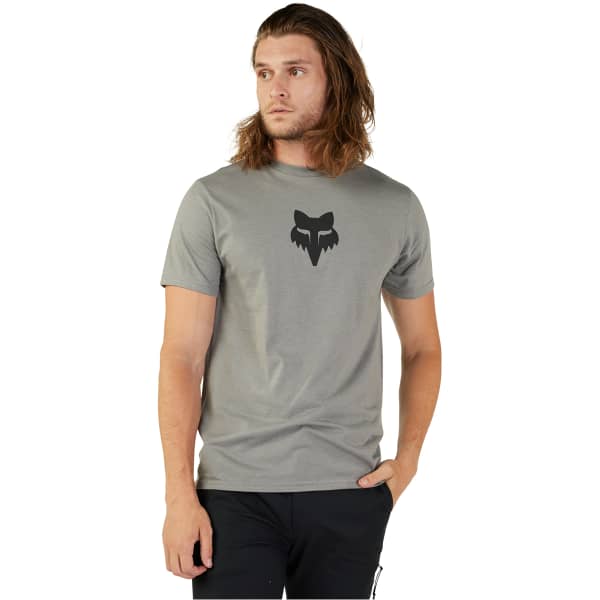 Maillot VTT FOX HEAD SS PREM TEE HEATHER GRAPHITE