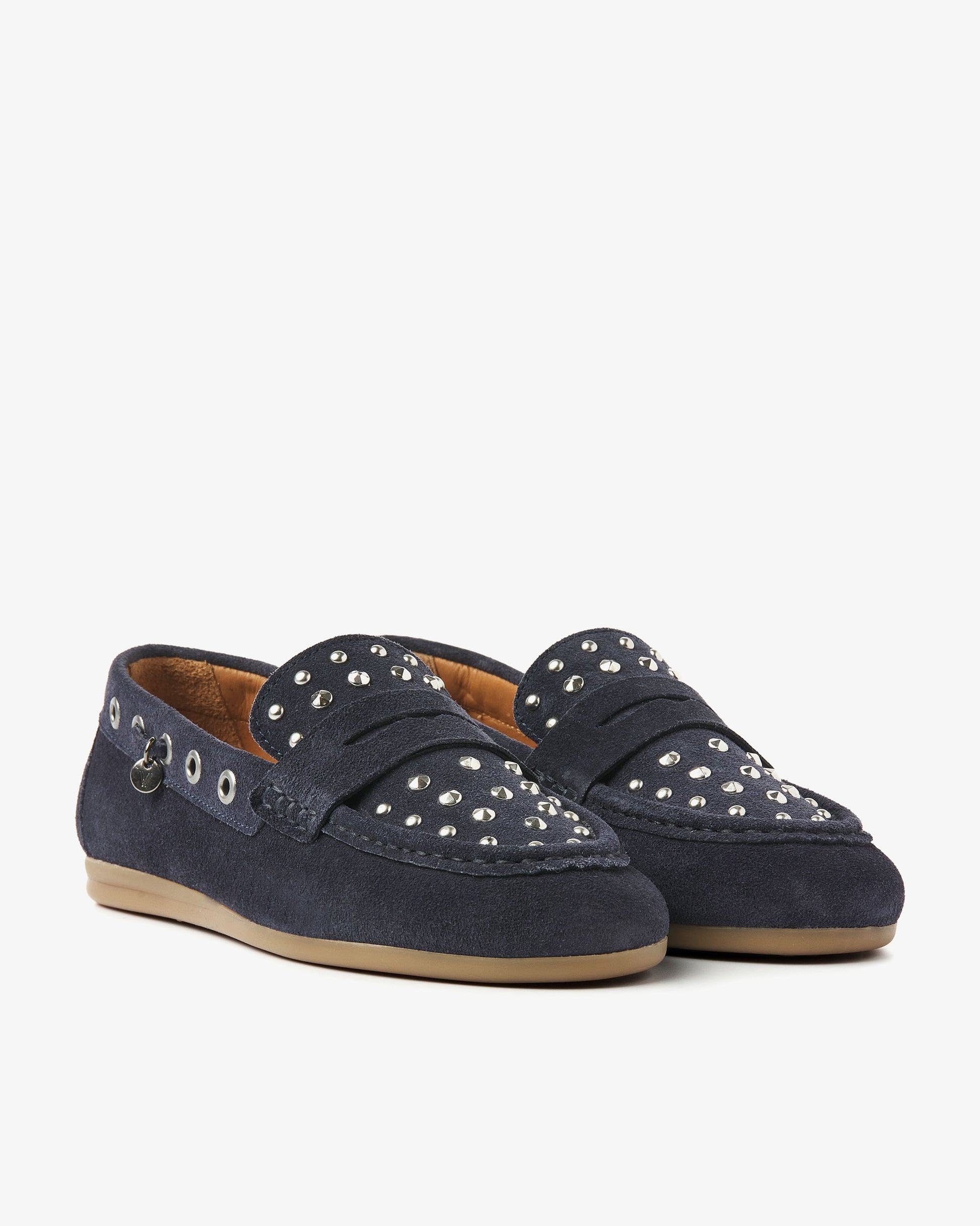 VIA VAI blauwe dames loafers June Macy