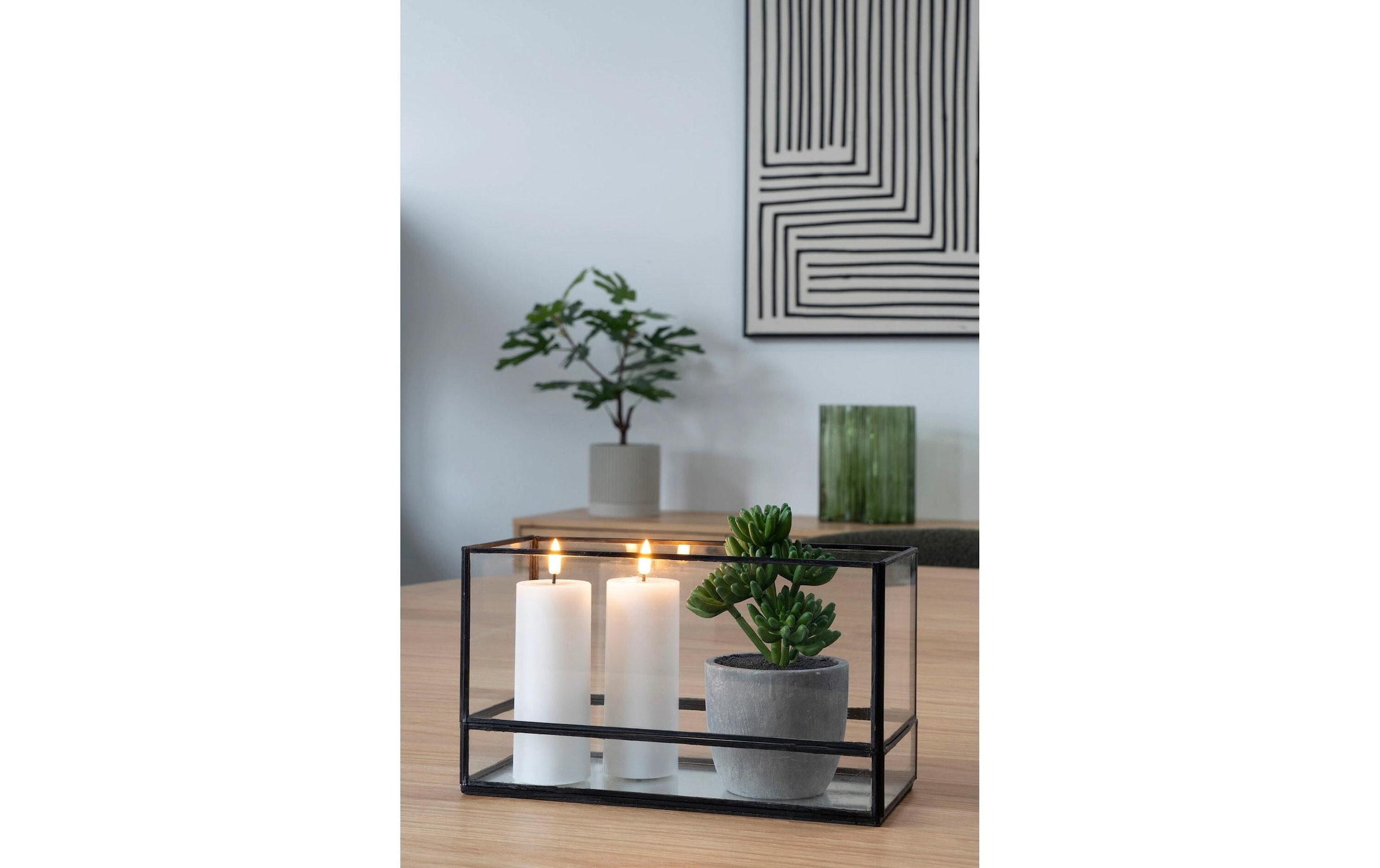 House Nordic Windlicht »Hurricane 30 x 12 x 15 cm«