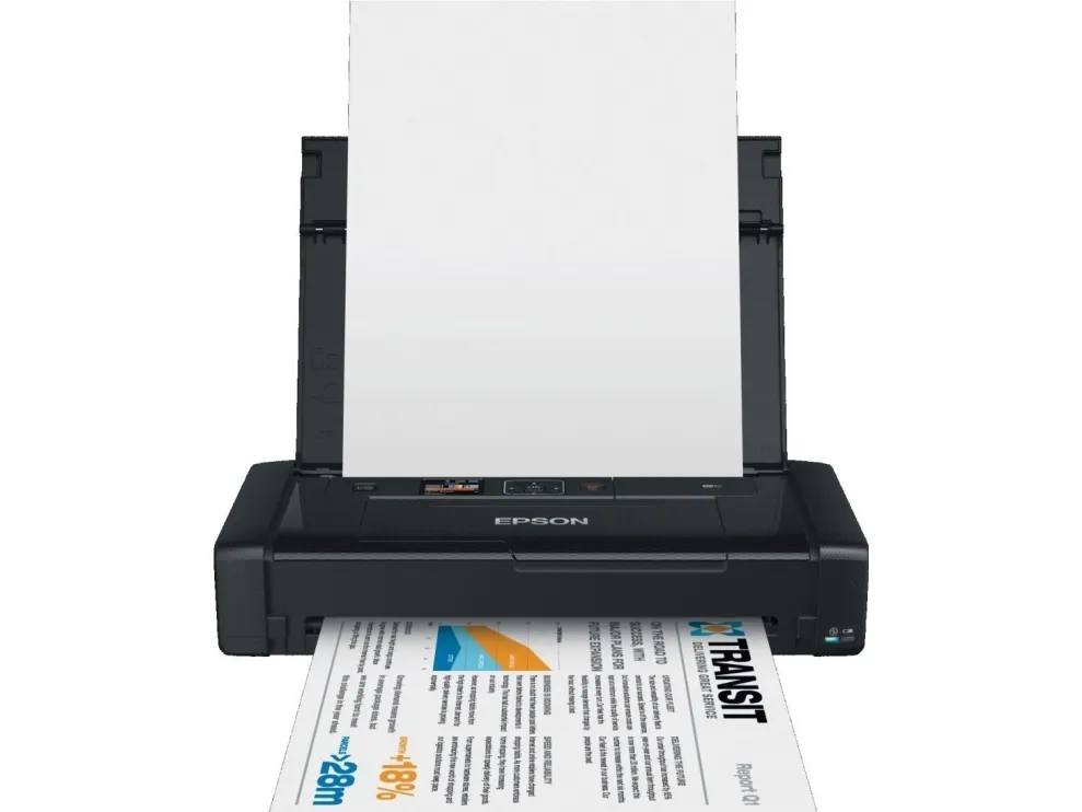 Epson WorkForce WF-100W - Printer - farve - blækprinter - A4/Legal - 5760 x 1440 dpi - op til 7 spm (mono) / op til 4 spm (farve) - kapacitet: 20 ark - USB 2.0, Wi-Fi(n)