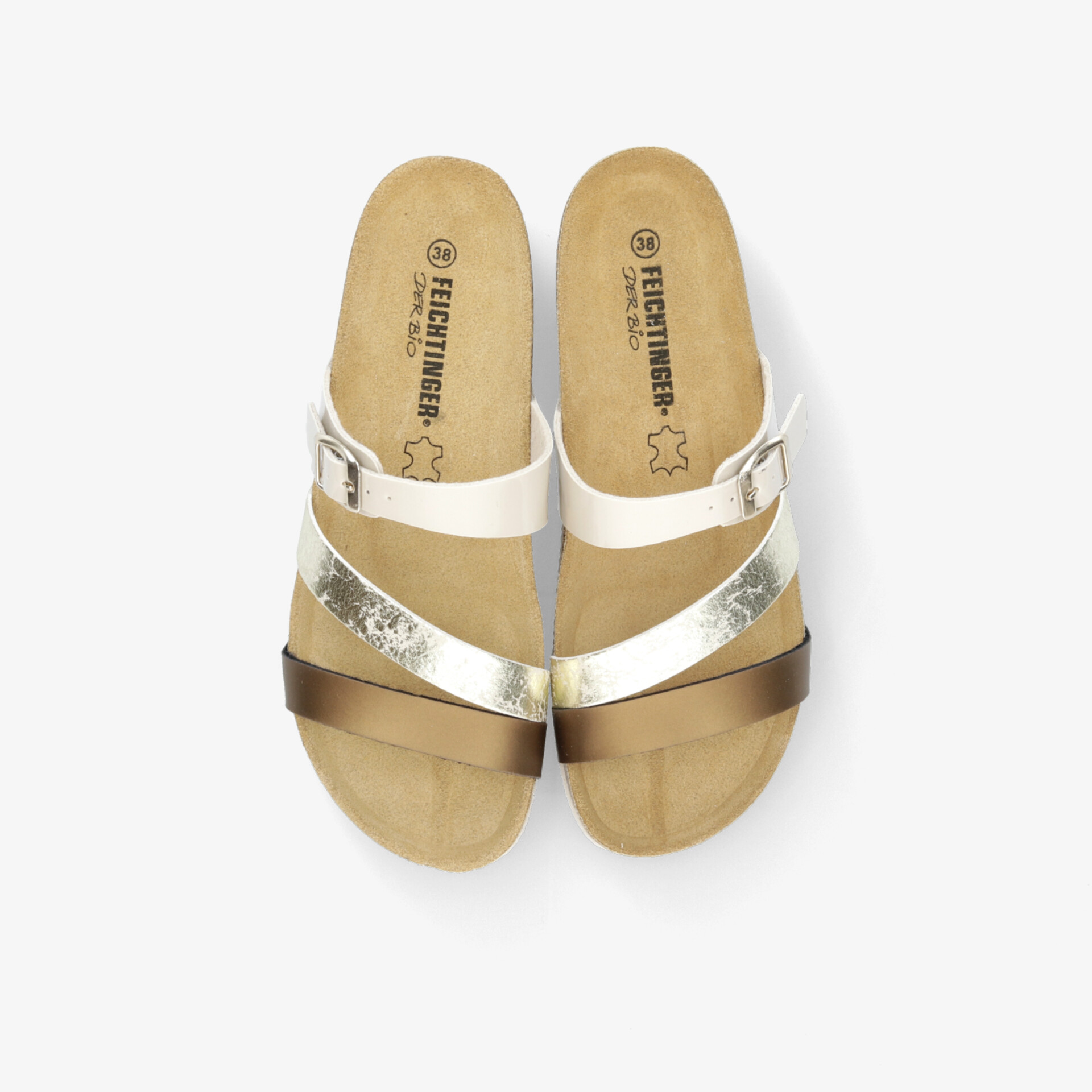 FEICHTINGER BIO Damen Pantoletten beige