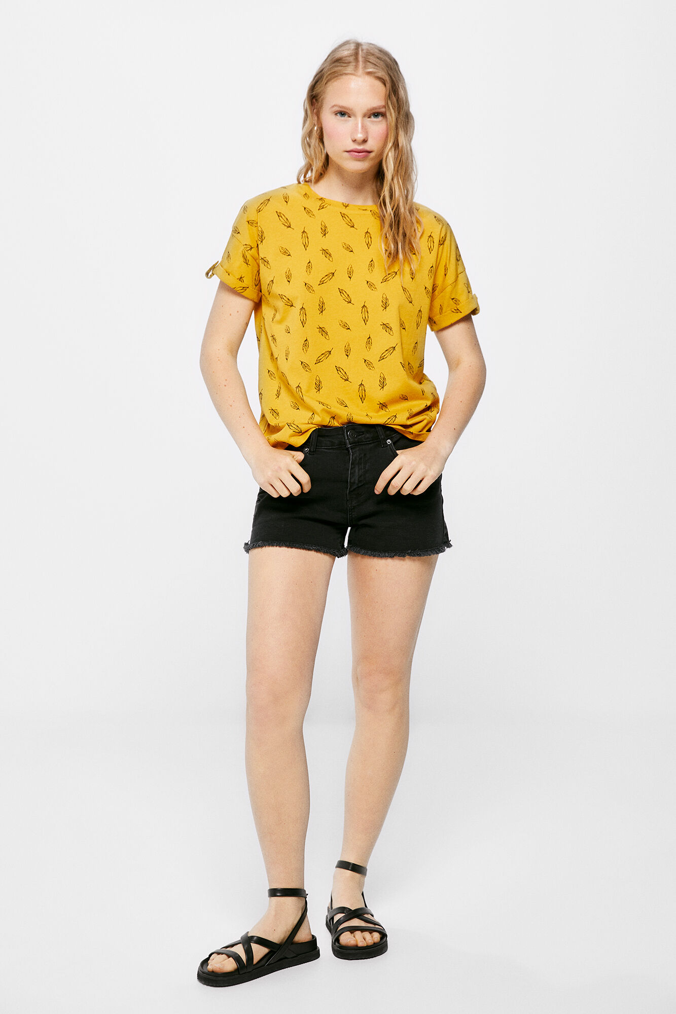 Camiseta com estampa gráfica