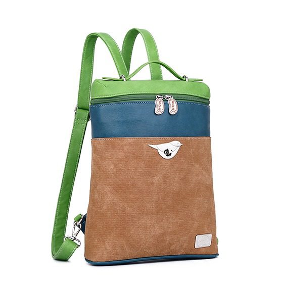 Hi-di-Hi Maytime Shoulderbag/ Backpack Petrol/ Green