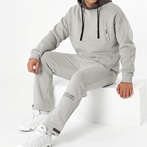 Ensemble De Survêtement AN11001 Gris Clair