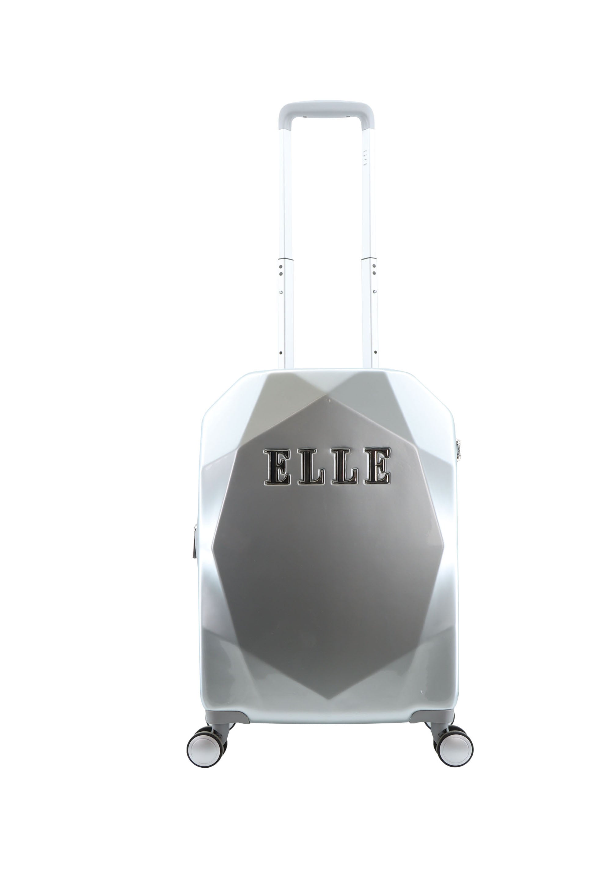 ELLE Diamond 56.5/67/76.5 cm reiskofferset - Silver