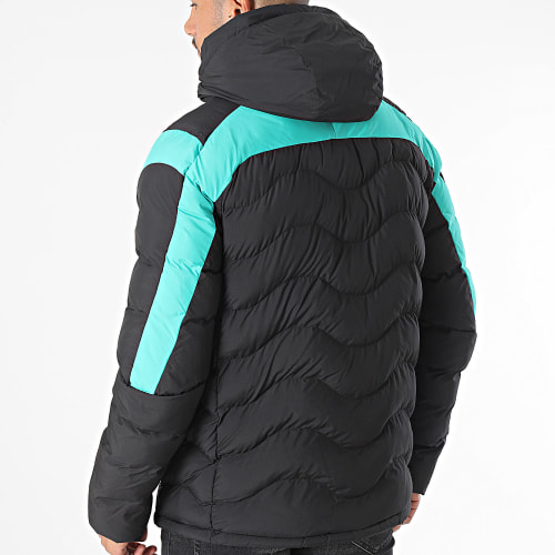 Doudoune Capuche AMG Mercedes MT7 Ecolite 621146 Noir Vert