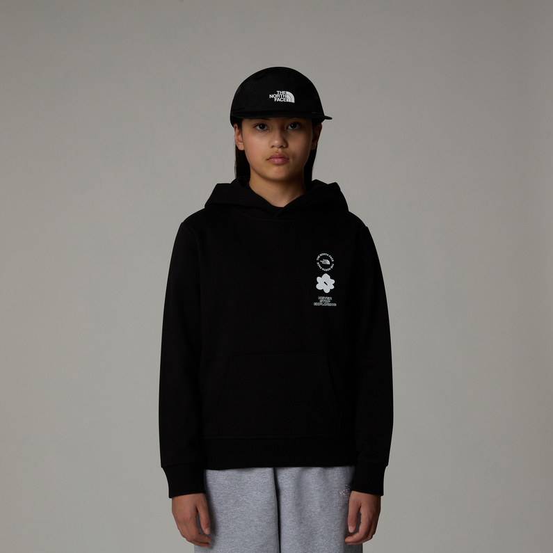 The North Face Kinder Girls Flower Graphic Relaxed Hoodie