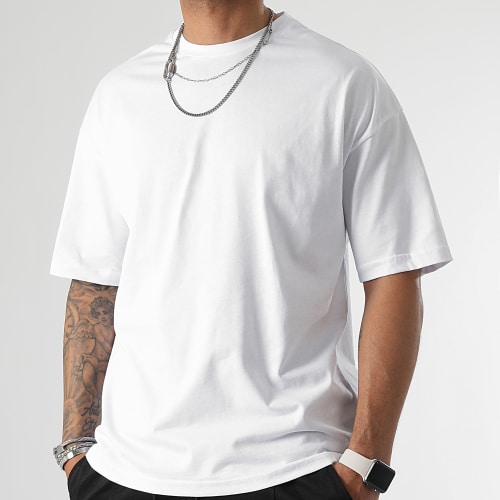 Tee Shirt Oversize Large 2140 Blanc