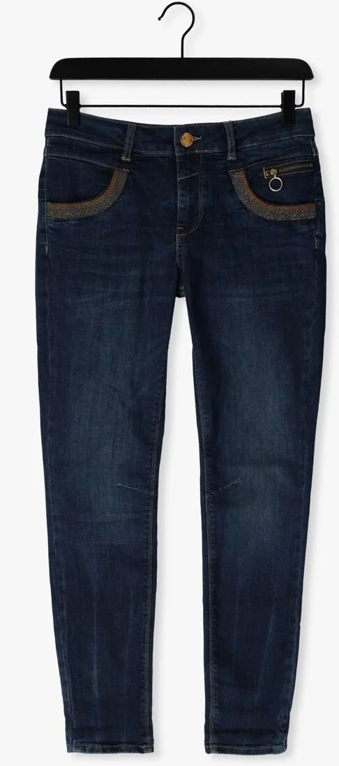 MOS MOSH blauwe mos mosh slim fit jeans naomi shade blue jeans