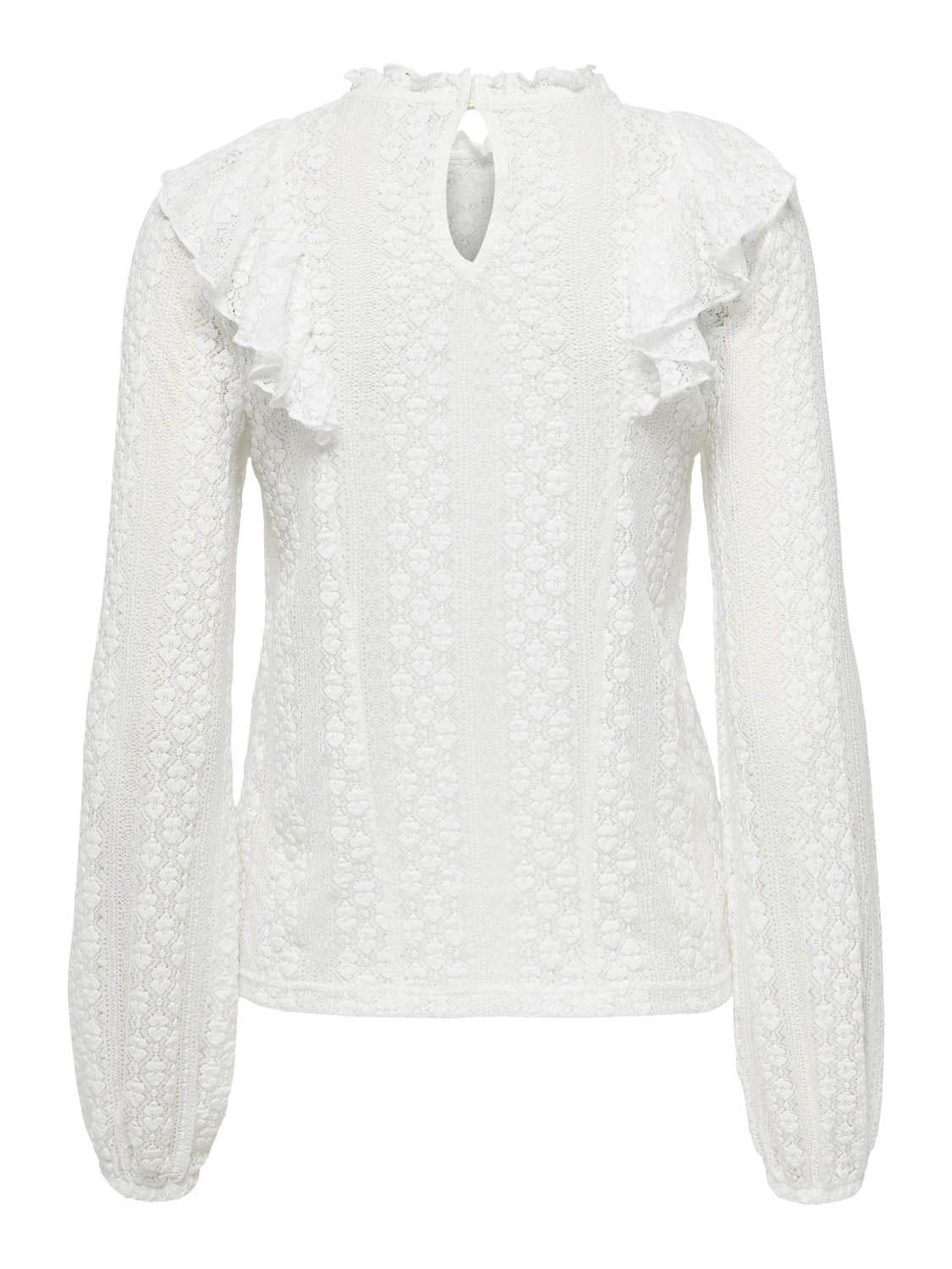 Only  Aya Frill Lace Top