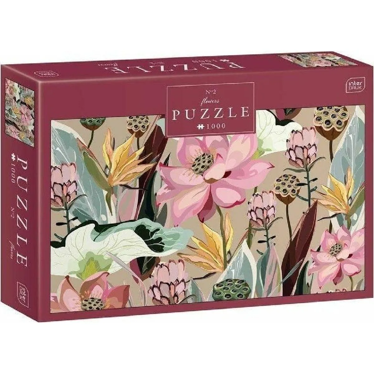 Puzzle 1000 pièces Flowers no. 2