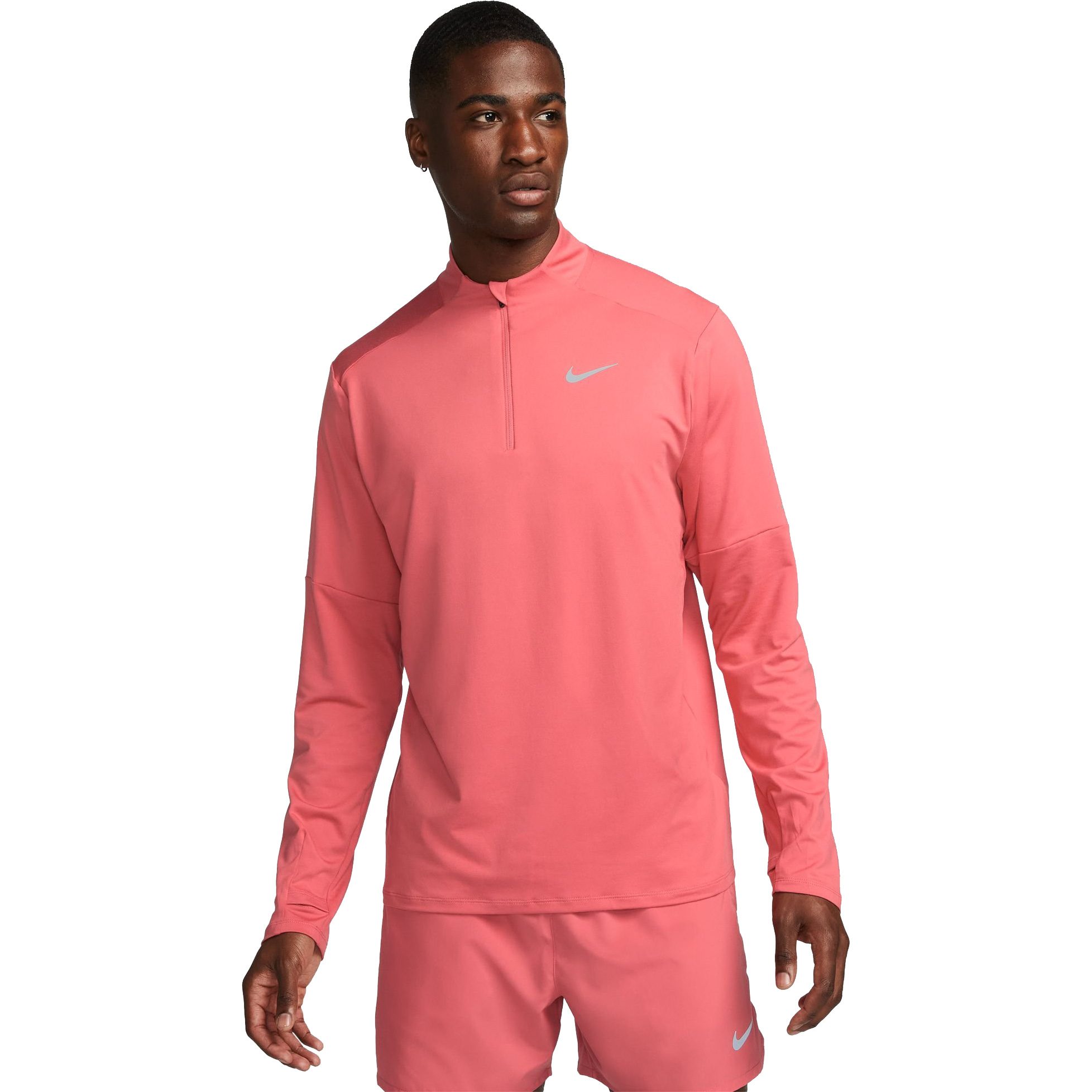 Nike Dri-Fit 1/2 Zip Longsleeve Herren adobe