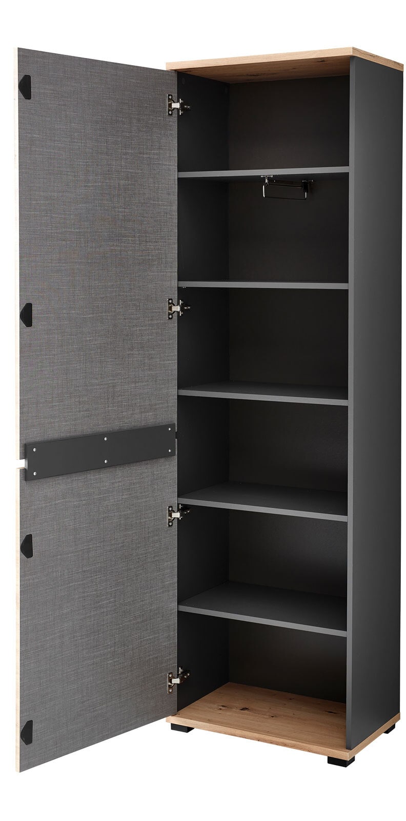 vito Garderobenschrank SEDEO 60 x 200 cm Artisan Eiche naturfarbig