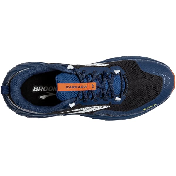 Chaussure trail BROOKS CASCADIA 17 GORE-TEX BLACK/BLUE/FIRECRACKER