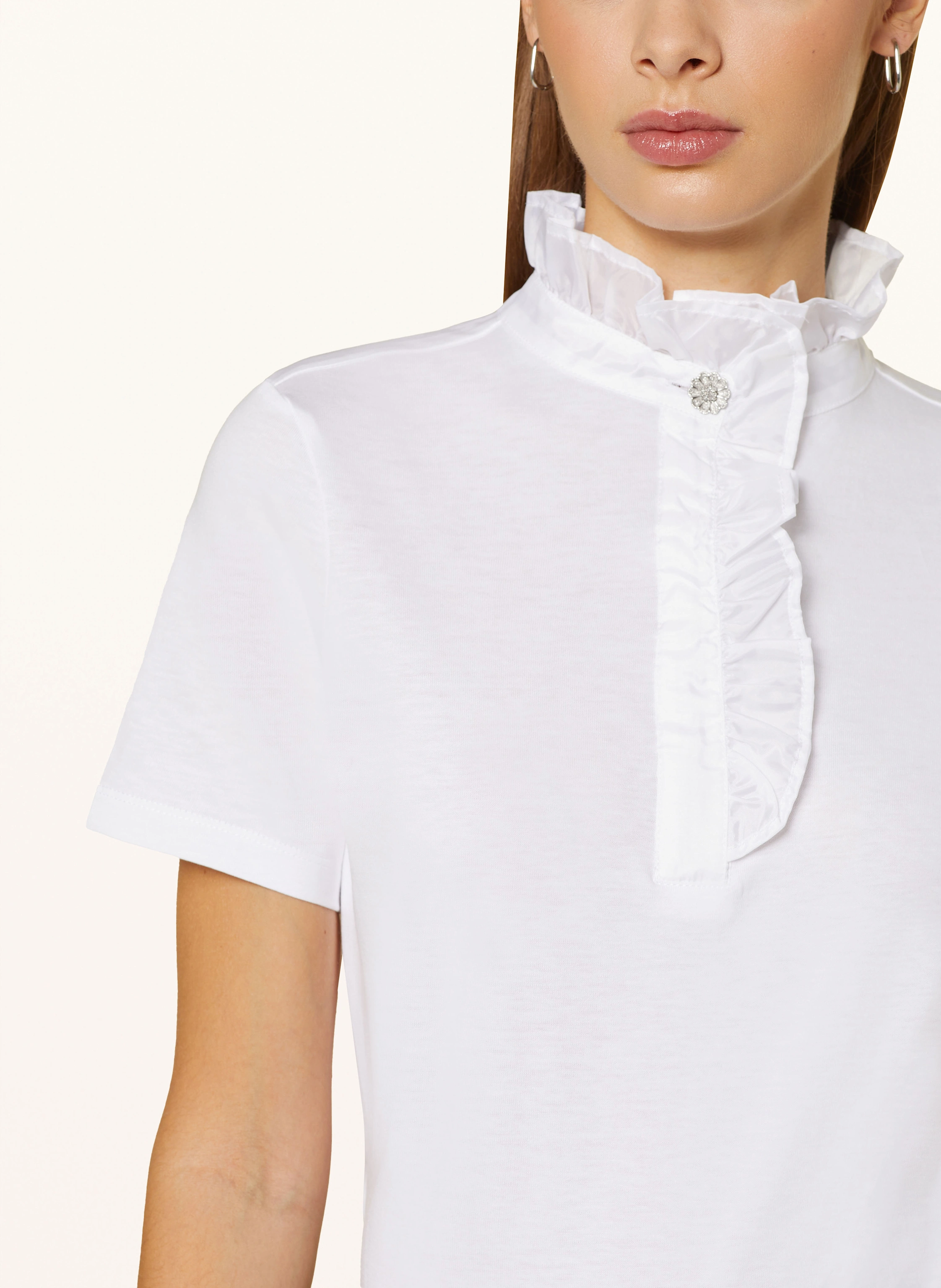 Rich & Royal T-Shirt im Materialmix