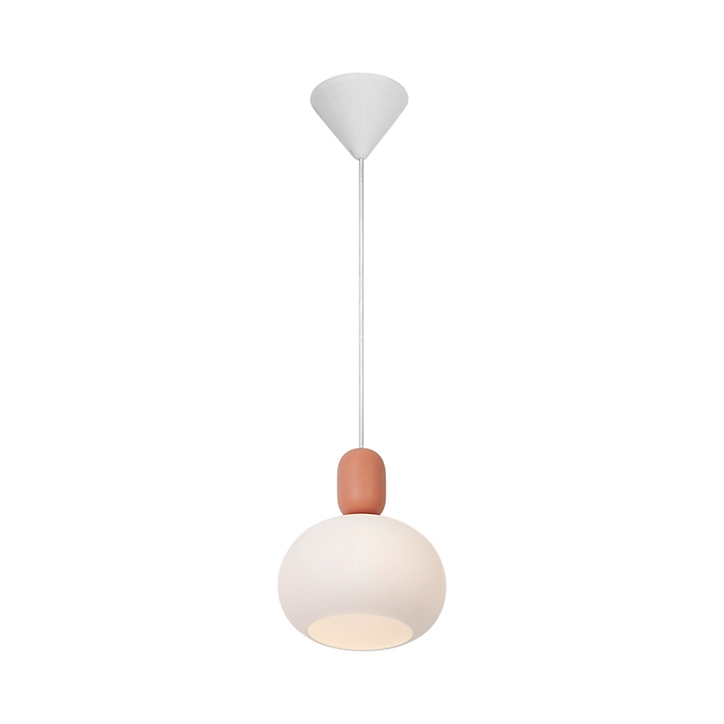 Suspension Notti E27 IP20 25W Nordlux terracotta L.20 x l.20 x H.23.8 cm